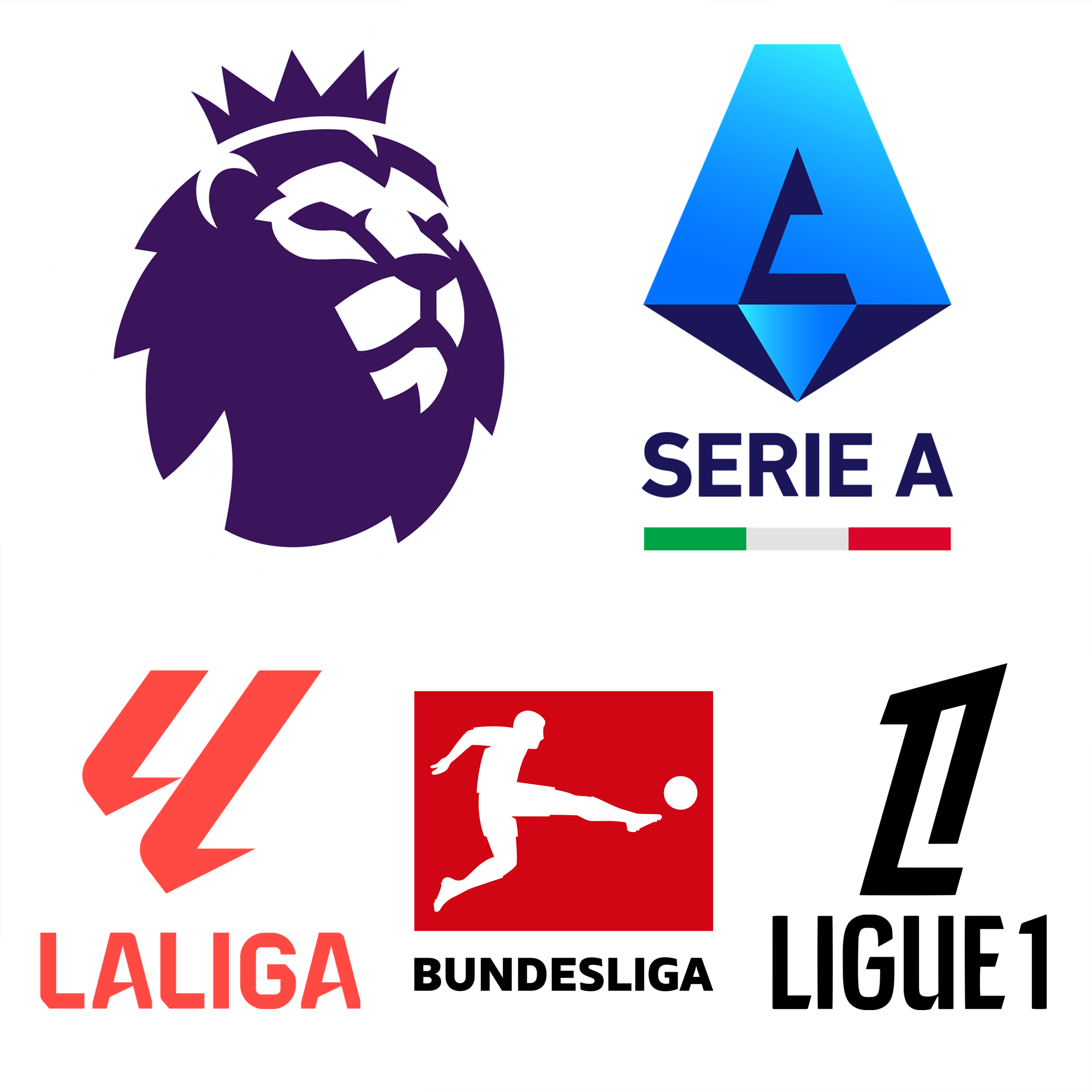 欧洲五大联赛标志